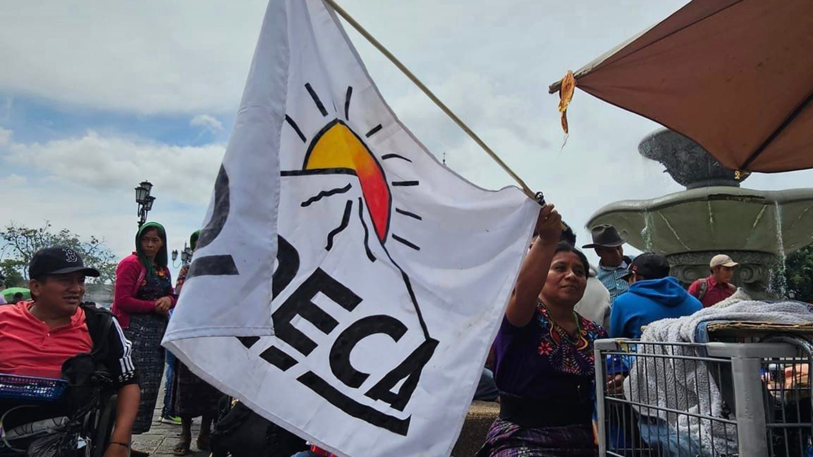 Así avanza la marcha de Codeca en Ciudad de Guatemala