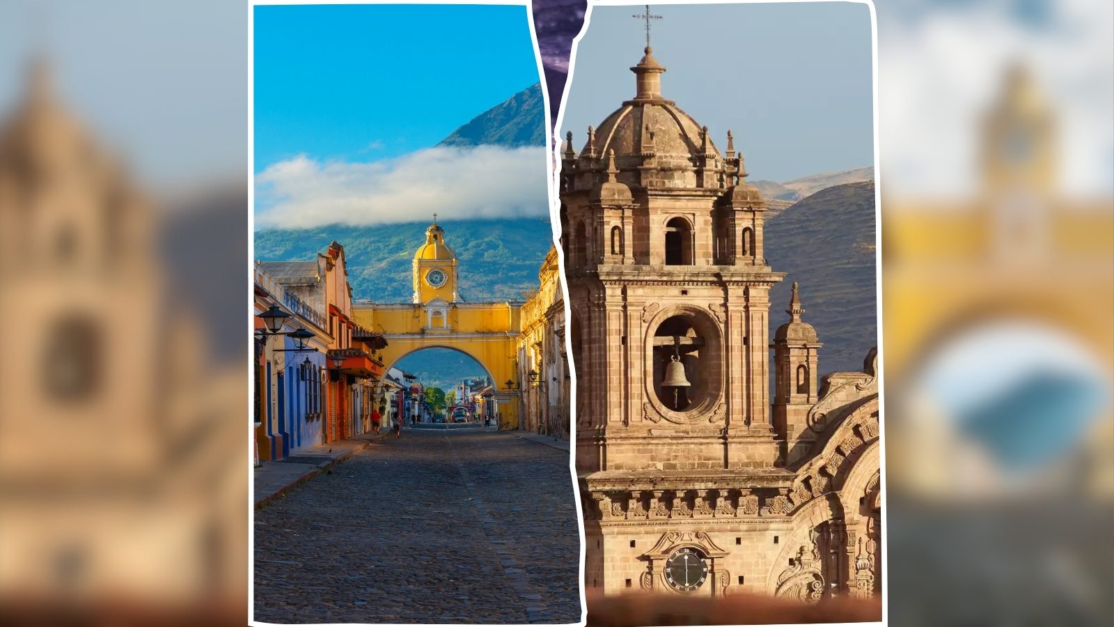Las mejores ciudades de América Central y del Sur según Travel + Leisure en 2024 Antigua Guatemala en SEGUNDO lugar