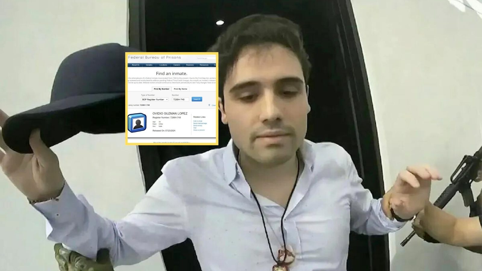 ¿Hijo del Chapo Guzmán en libertad Ovidio Guzmán es liberado Confusión y misterio en torno a su situación