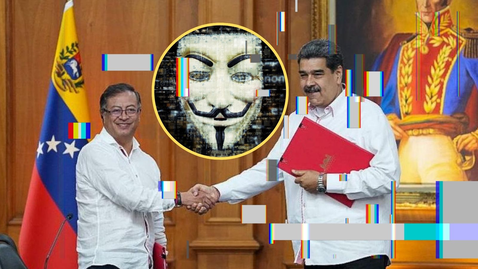 Cyber Hunters Anonymous hackean y exponen las cuentas bancarias de Nicolás Maduro y los viajes de Petro a Venezuela