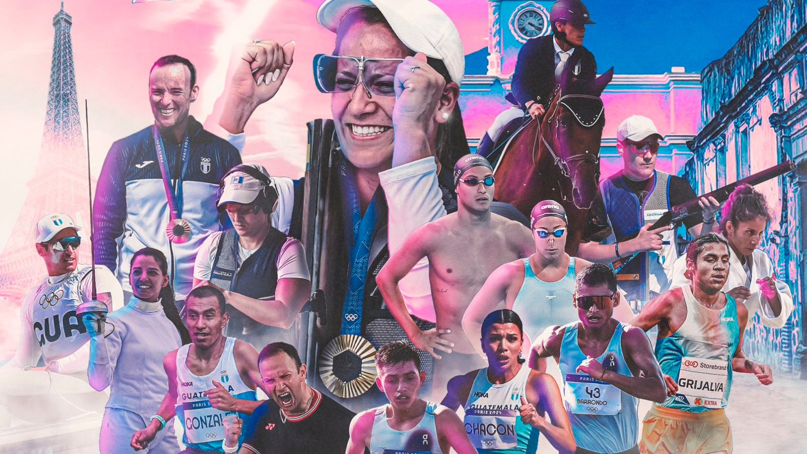 Guatemala da la bienvenida olímpica a todos los atletas participantes en París 2024