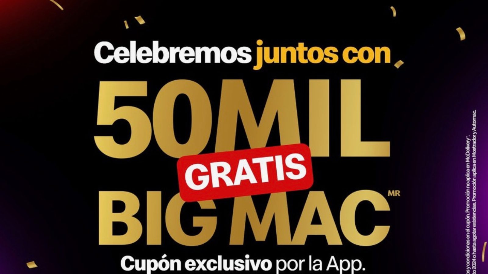 McDonald’s ofrece 50,000 Big Mac gratis para celebrar 50 años en Guatemala