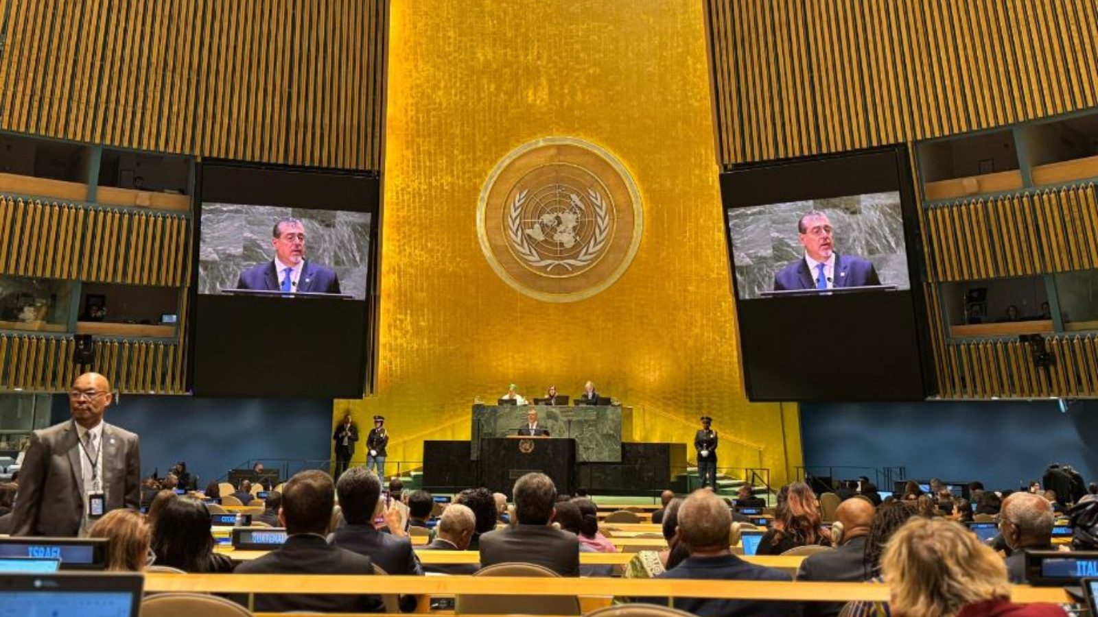Presidente Arévalo aborda temas de paz y relaciones con Belice en la Asamblea de la ONU