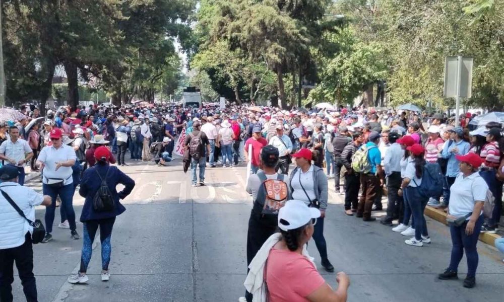 Maestros manifestarán en la capital PMT recomienda rutas alternas