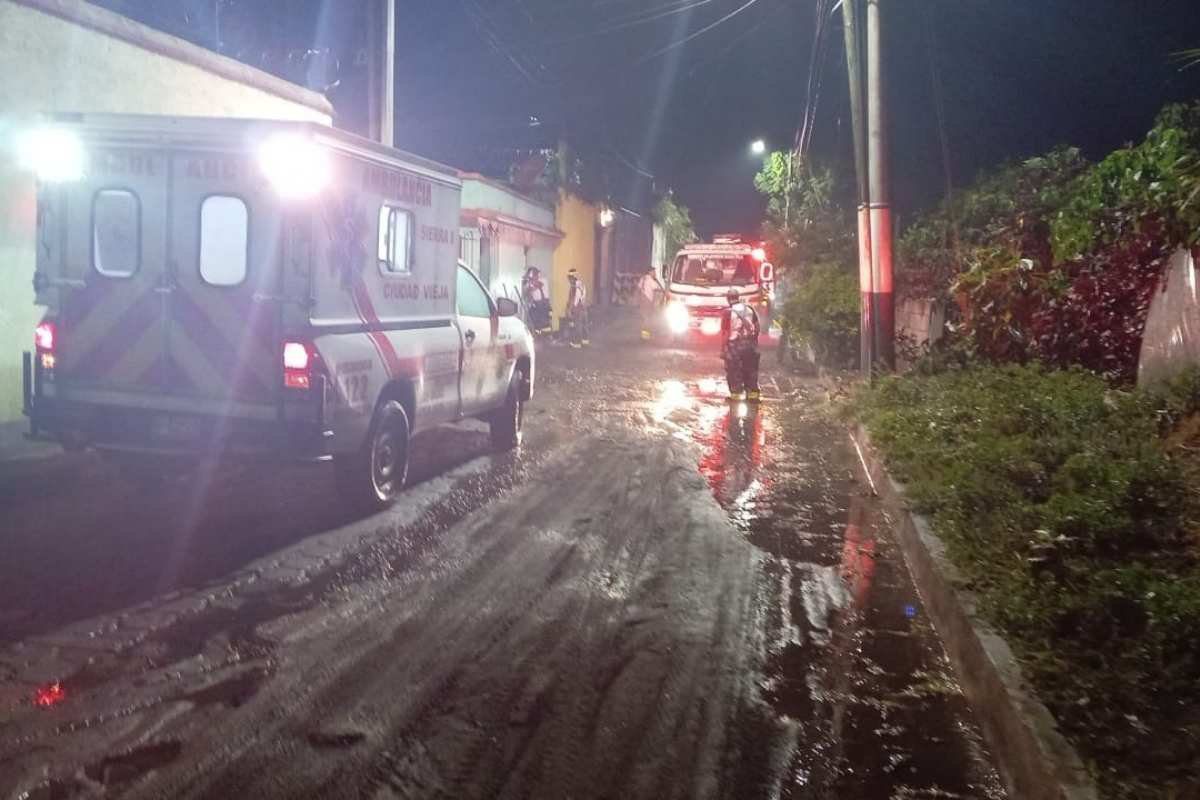 Lluvias intensas desatan emergencias en cuatro departamentos de Guatemala