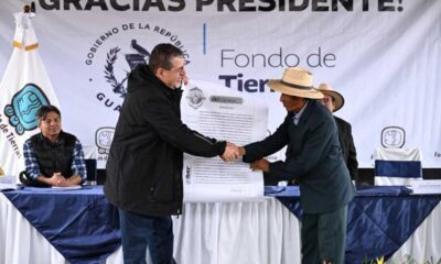 Certifican terrenos en San Juan Sacatepéquez 230 familias beneficiadas