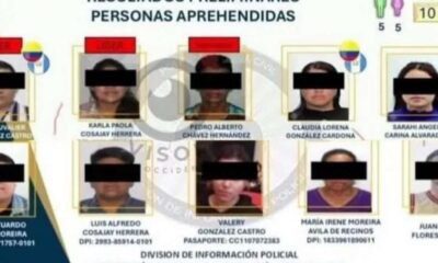 Red criminal de préstamos ilegales desmantelada 11 detenidos enfrentarán juicio