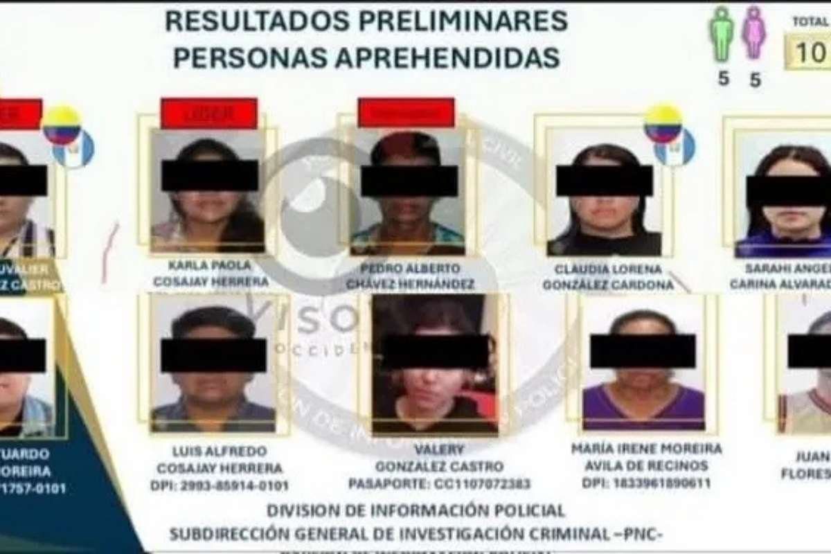 Red criminal de préstamos ilegales desmantelada 11 detenidos enfrentarán juicio