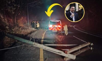 Diputado Samuel Pérez sufre accidente en la RN-10