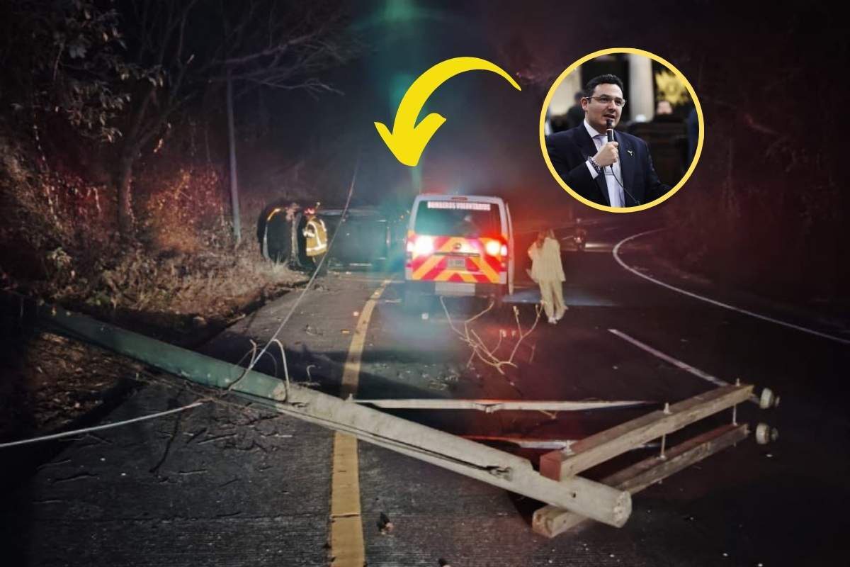 Diputado Samuel Pérez sufre accidente en la RN-10