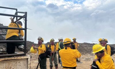 Incendio en basurero de AMSA aire peligroso y clases suspendidas