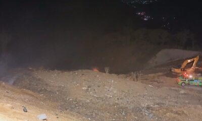 Incendio en vertedero de AMSA controlado en un 95 %, pero sigue activo