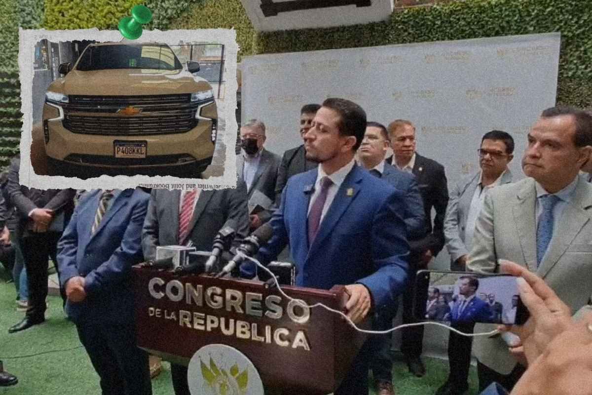 MP incauta camioneta ligada al presidente del Congreso Nery Ramos
