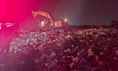 Fuego en vertedero AMSA sofocado tras crisis ambiental en Villa Nueva