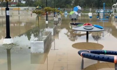 Parque Bicentenario de Q28 millones colapsa por lluvias y contratista enfrenta extradición por narcotráfico