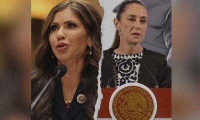 Kristi Noem acusa a Sheinbaum de alentar protestas en Los Ángeles