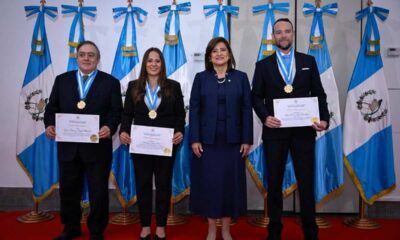 Otorgan la Orden Vicepresidencial a Adriana Ruano, Jean Pierre Brol y Jaime Viñals
