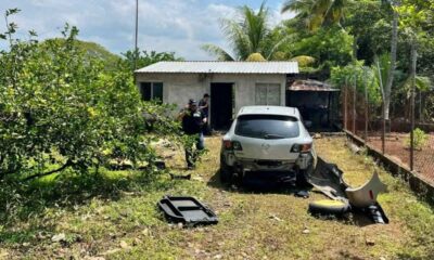 Arsenal incautado en operativo en Escuintla