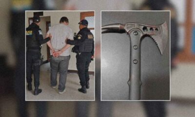 Británico ataca con hacha a trabajador de hotel en Antigua Guatemala