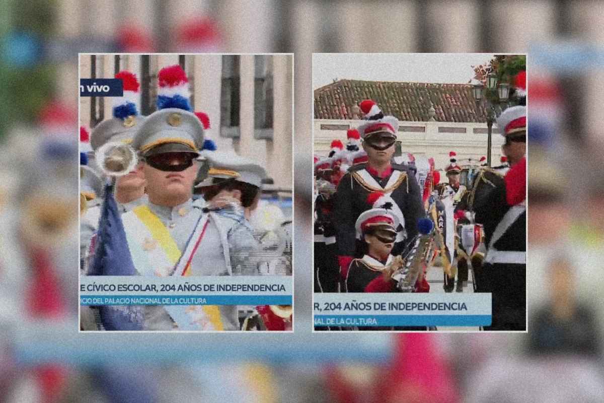 Más de 100 bandas escolares llenan de música y color el Centro Histórico en el Desfile de Independencia