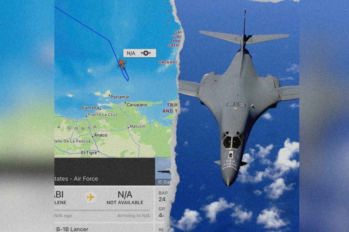 Bombarderos B-1B de EE. UU. sobrevuelan el Caribe cerca de Venezuela en un inusual despliegue militar