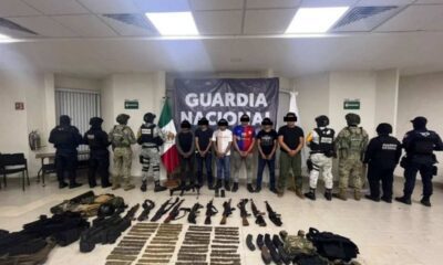 Capturan en Chiapas a seis hombres con arsenal; dos son guatemaltecos vinculados al Cártel de Sinaloa