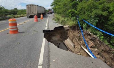 Derrumbe en km 24 de carretera a El Salvador mantiene cierre total y alerta nacional