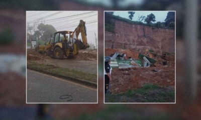 Derrumbe en la ruta a El Salvador bloquea los cuatro carriles y causa caos vial en el área metropolitana