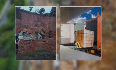 Deslave en carretera a El Salvador paraliza comercio y transporte en Guatemala