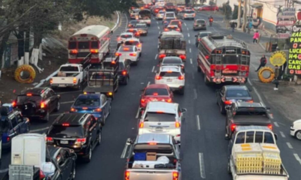 Guatemala acelera en cinco años el parque vehicular crece en más de 2.5 millones de unidades