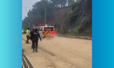 Nuevo derrumbe en ruta a El Salvador deja a dos rescatistas del Ejército heridos