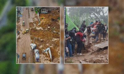 Siguen las labores de rescate tras derrumbe en el km 24 de carretera a El Salvador
