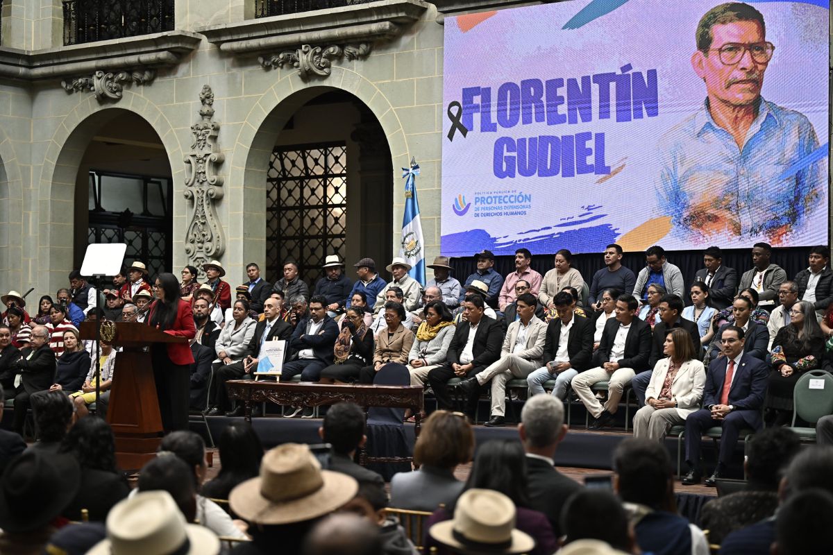 Guatemala lanza plan de protección a defensores de DDHH