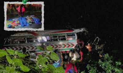 Autobús cae a barranco en la Interamericana y deja al menos nueve fallecidos