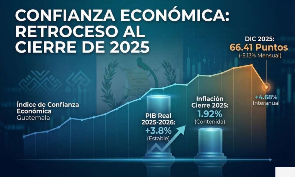 Confianza económica retrocede al cierre de 2025, según analistas privados