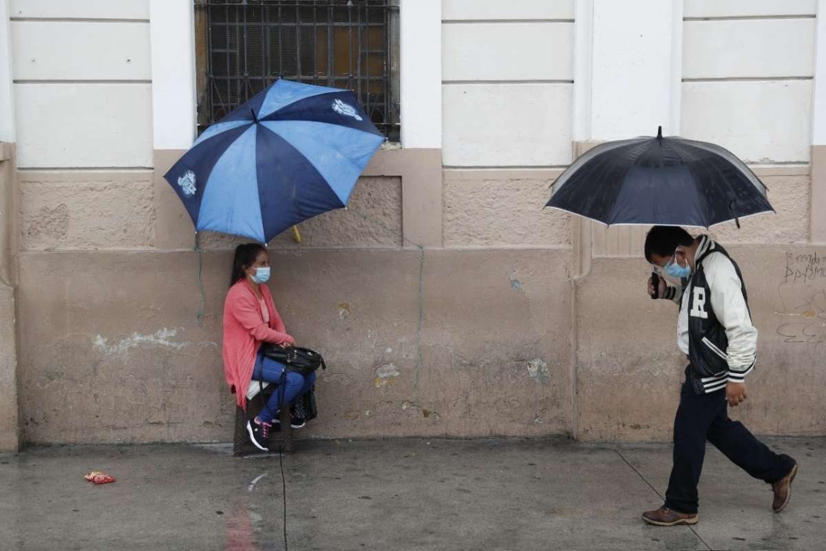 Frente frío 12 activa lluvias y vientos de hasta 50 kmh en Guatemala este 23 de febrero