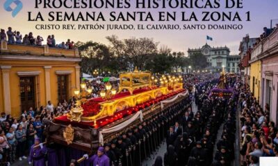 Procesiones históricas que transforman la Zona 1 en Semana Santa