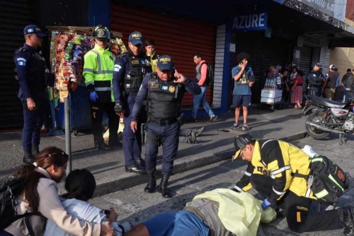 Ataque armado deja tres fallecidos en la zona 1