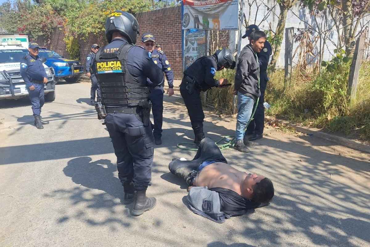 El Tejar capturan a dos tras ataque que dejó policía herido