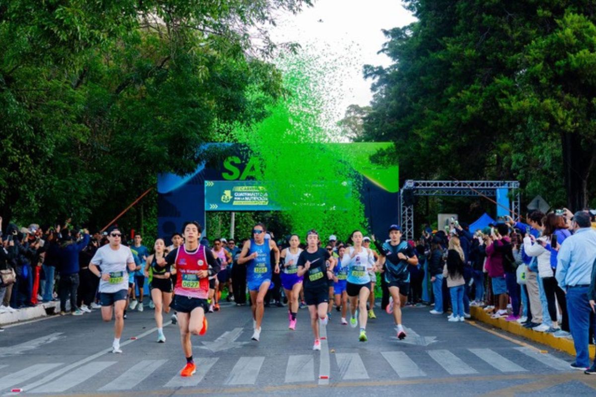 Guatemaltecos por la Nutrición de Castillo Hermanos y +1,500 corredores apoyaron la nutrición infantil