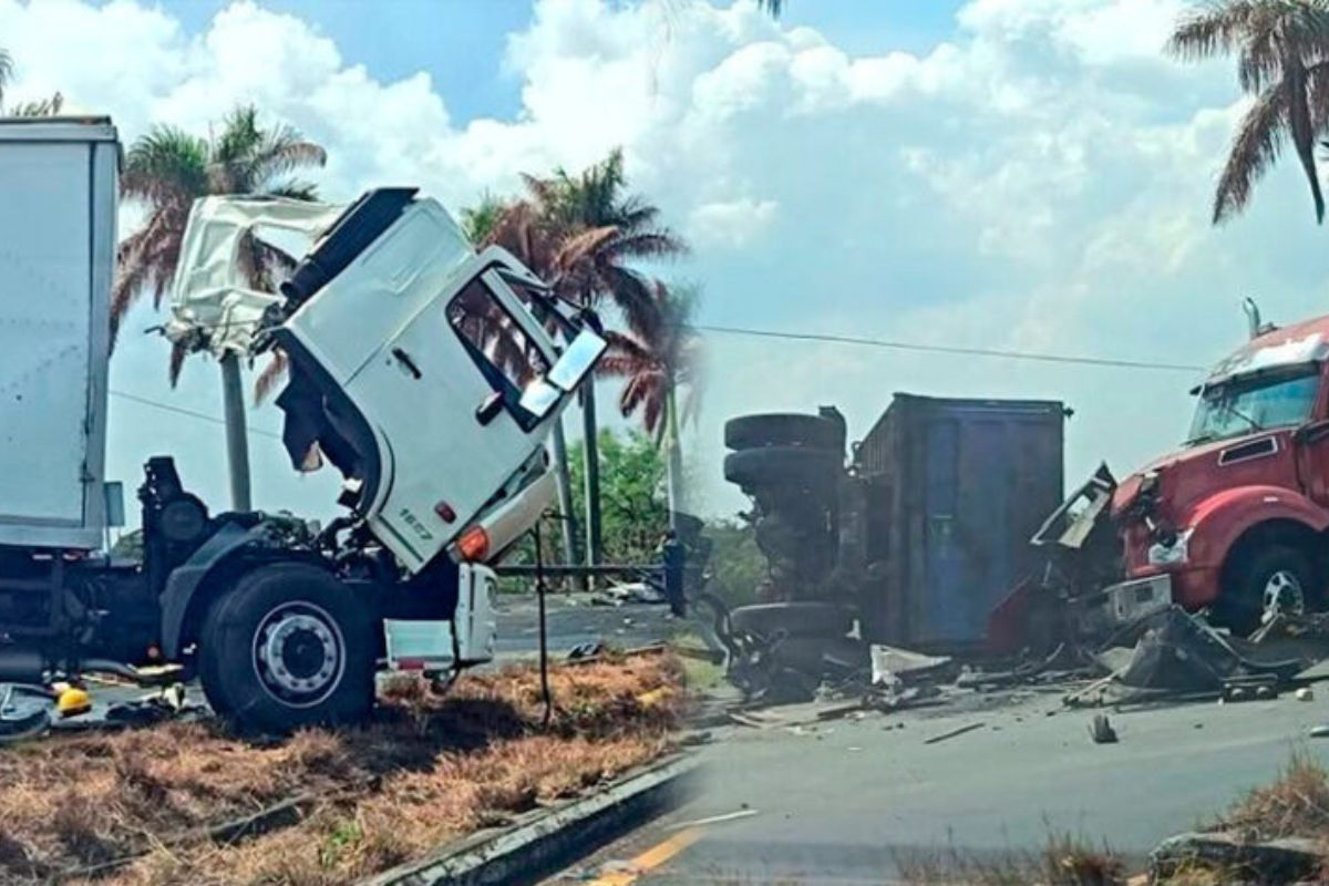 Identifican a cuatro víctimas mortales tras accidente en la autopista Palín–Escuintla