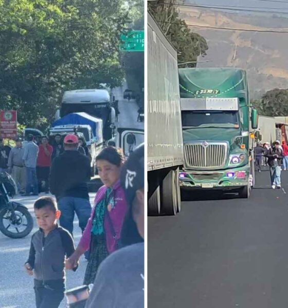 Transportistas se movilizan hacia la capital por costo del combustible