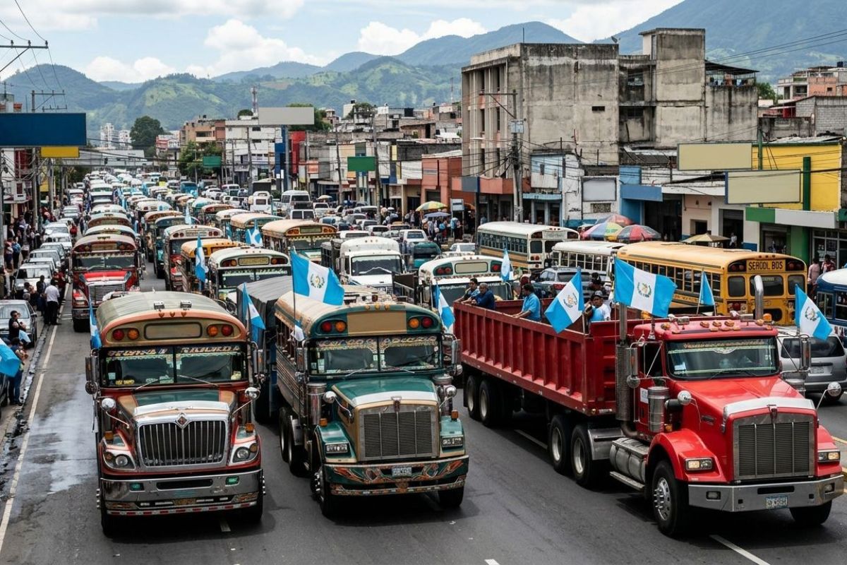 Transportistas suspenden caravana y se declaran en asamblea permanente
