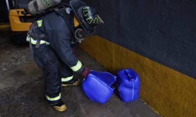 Derrame químico en zona 11 deja tres heridos