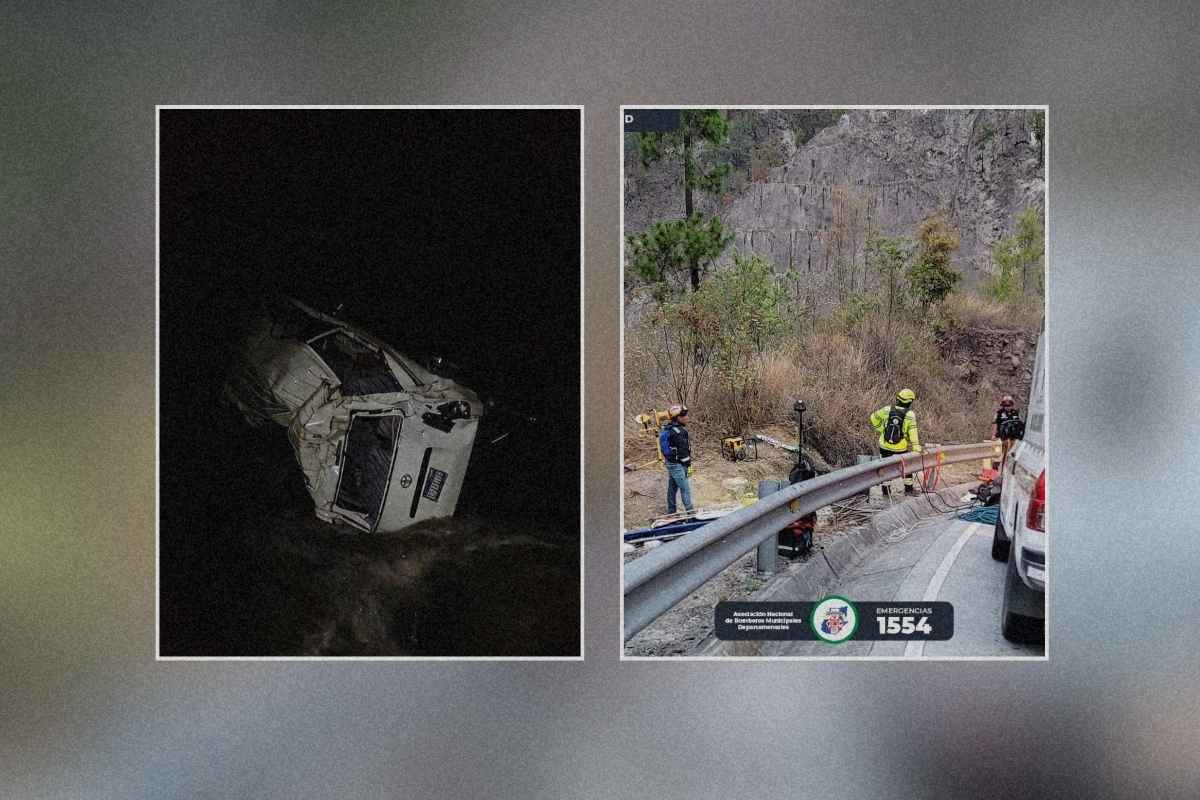 Microbús cae a barranco en ruta Tecpán–Quiché y deja víctimas mortales