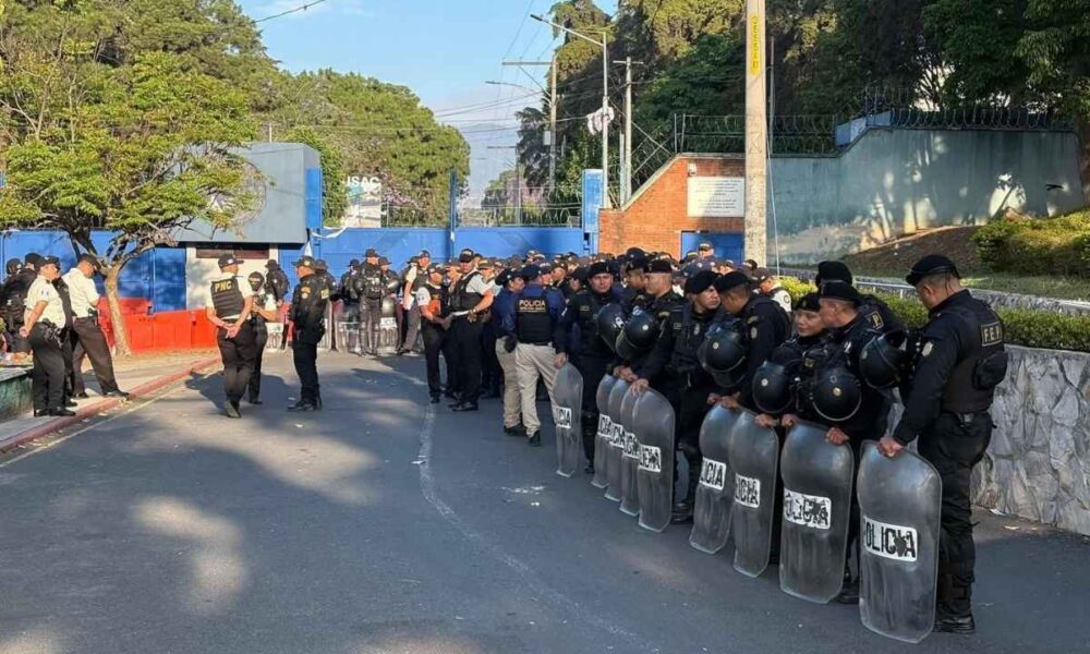 Usac refuerzan seguridad y MP se hace presente tras reelección de Walter Mazariegos