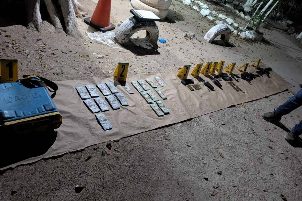 Accesorios para armas bajo investigación en zona 13