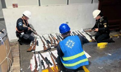Arsenal oculto en encomiendas autoridades decomisan armas y casi mil municiones en Santo Tomás