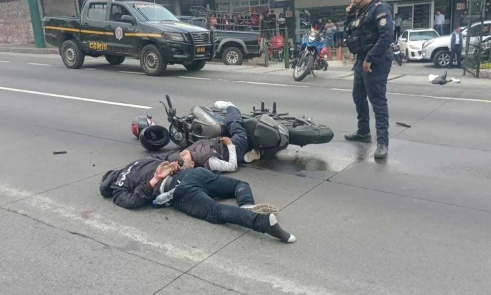 Balacera en la ruta Interamericana deja dos presuntos asaltantes fallecidos tras enfrentamiento con la PNC