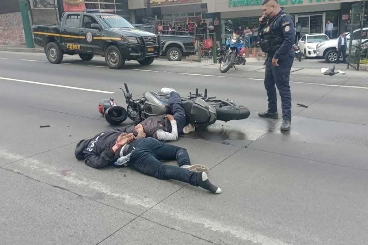 Balacera en la ruta Interamericana deja dos presuntos asaltantes fallecidos tras enfrentamiento con la PNC